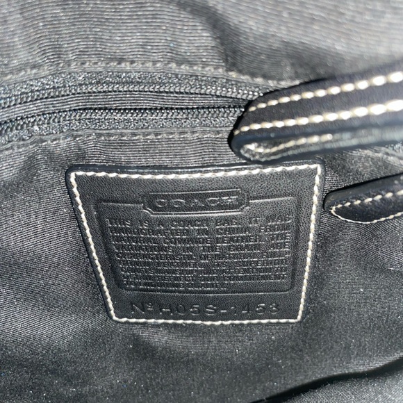 Black Leather Coach Bag - Picture 2 of 6